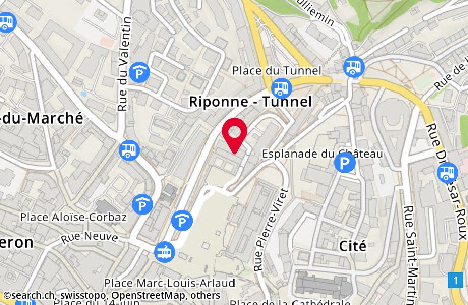 Place de la Riponne 10, 1014 Lausanne Adm cant