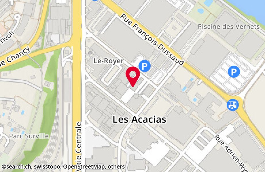 Rue Le-Royer 13B, 1227 Les Acacias