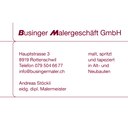 Businger Malergeschäft GmbH