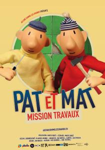 Poster "Pat et Mat mission travaux"
