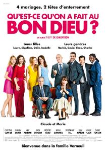 Poster "Qu'est-ce qu'on a fait au Bon Dieu?"