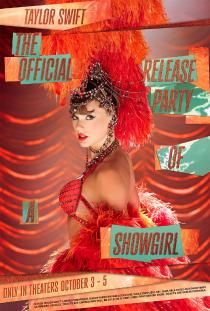 Poster "Taylor Swift: The Official Release Party of a Showgirl"
