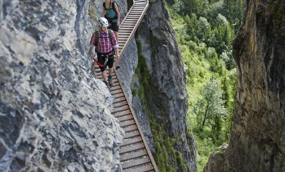 Historischer Klettersteig Pinut