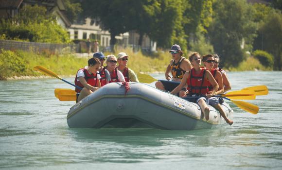 Aare Schlauchboot und Kanufahrt (Aareböötle)