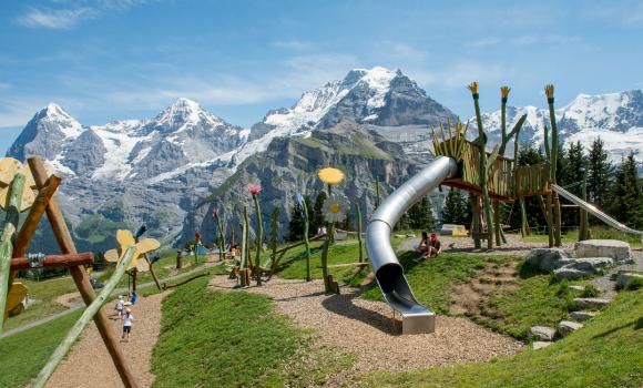 Skyline Chill auf dem Allmendhubel ob Mürren