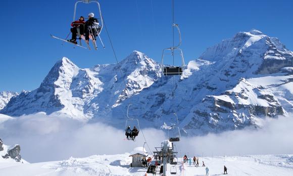 Mürren - Schilthorn - First ski experience