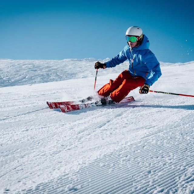 Ski oder Snowboard