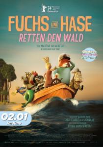 Poster "Fox & Hare Save the Forest"
