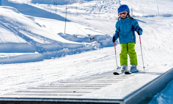 Where children can practise to become champion skiers