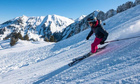 Skiing like an Olympic medal winner