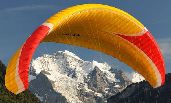 Paradise for adventure and paragliding