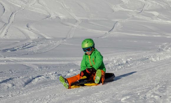 On your sled, ready, set, go...