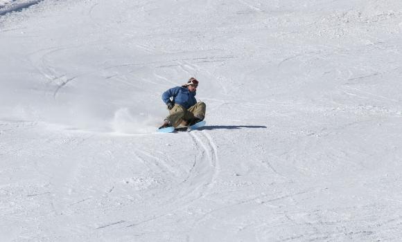 Sports enthusiasts test fun equipment