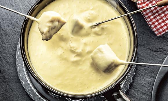 Make your own fondue at the Bernese Christmas Market