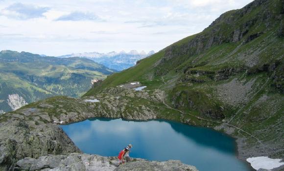 Mountain railway trip on the Pizol