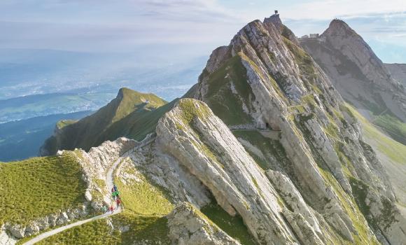 Hiking on Mount Pilatus