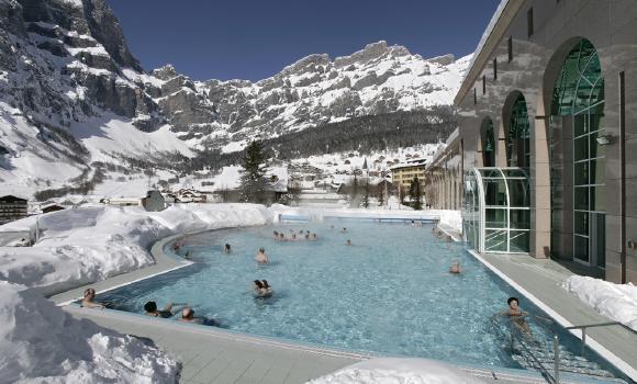 Valaisian Alpine Thermal Pools and Spa Leukerbad