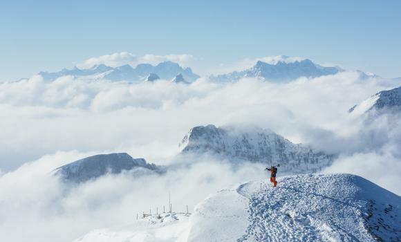 Idyllic winter outing to the Moléson