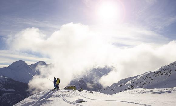 Up and away to freeriding paradise