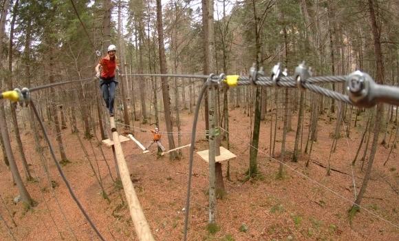 Fixed Rope Park in Engelberg