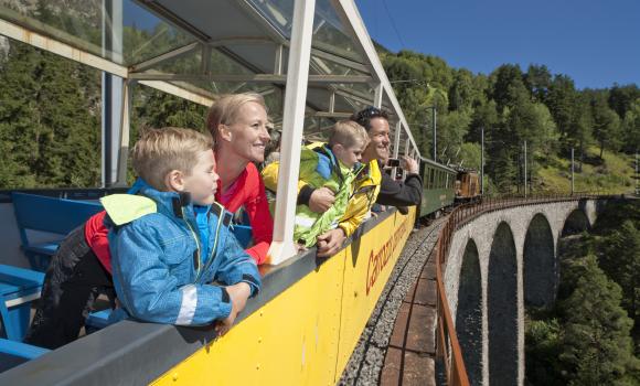 Adventure rides aboard the Rhaetian Railway / Bernina Express