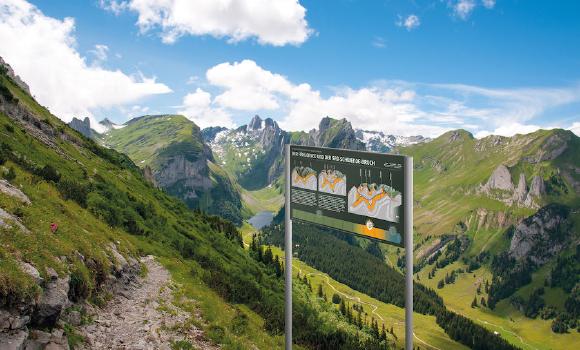 Geological hiking path Alpstein