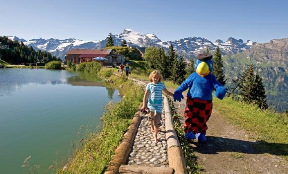 Tickle path around the Härzli lake