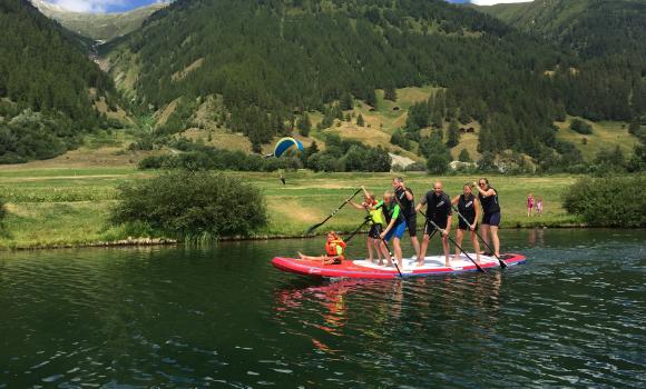 Alpine stand-up paddling