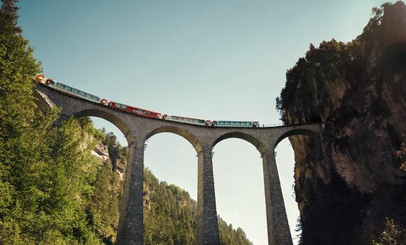 Landwasser Viaduct adventure