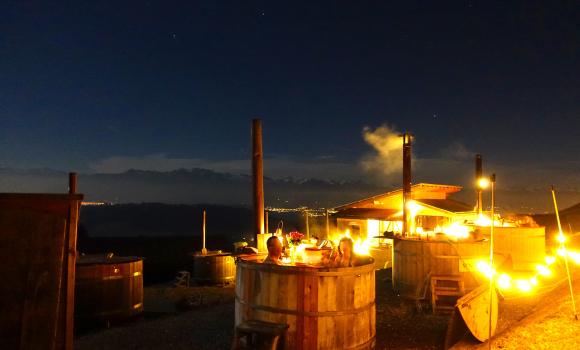 Fondue fun at the Alpenbad