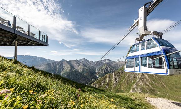 Silvretta Arena – double-decker cable car