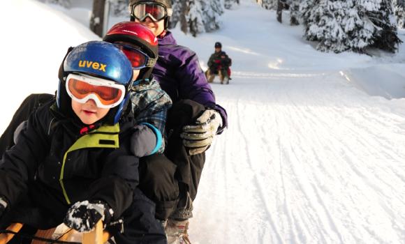 Tobogganing fun at Lenzerheide