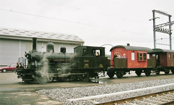 The Joux Valley Steam Train from Le Pont to Le Brassus