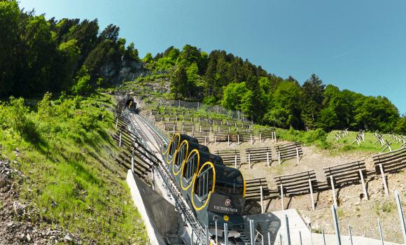 Stoosbahn, the steepest funicular railway in the world
