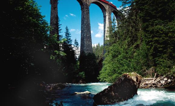 Rhaetian Railways Landwasser Viaduct