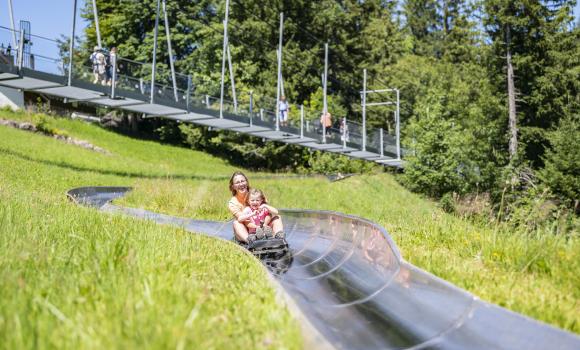 "Stuckli Run", the summer sled run on the Hochstuckli