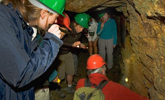 Copper mine adventure in Zinal