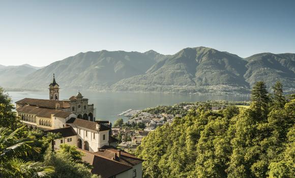 Sacred mount Madonna del Sasso