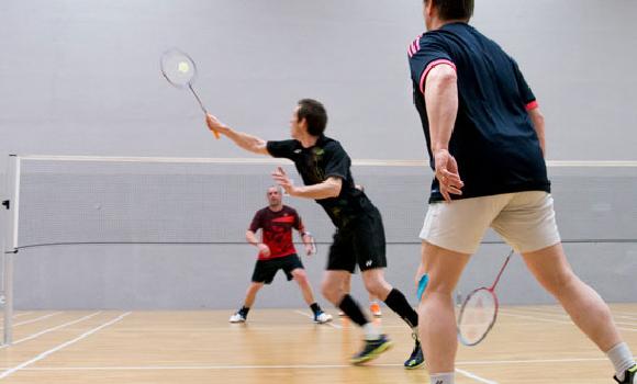 Climbing and badminton under one roof