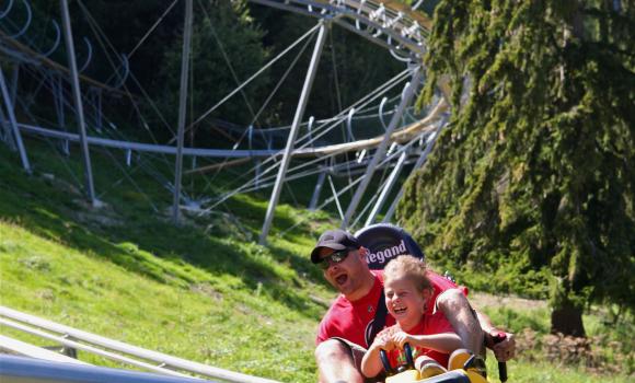 Bobsleigh ride upon the Moléson