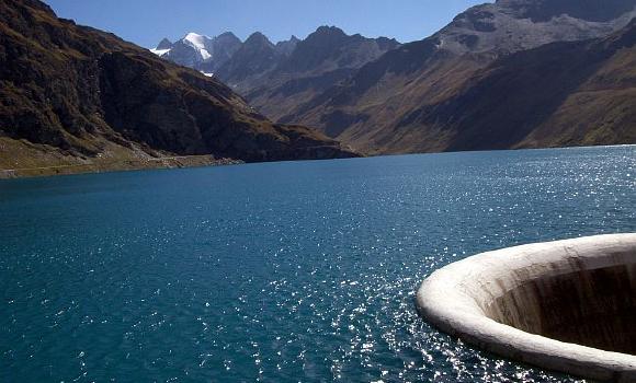 Moiry Reservoir Lake