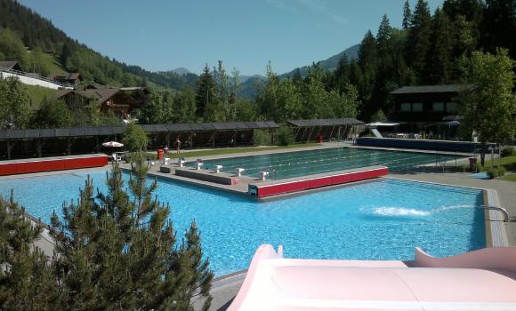 Kneipp therapy at the Zweisimmen outdoor pool