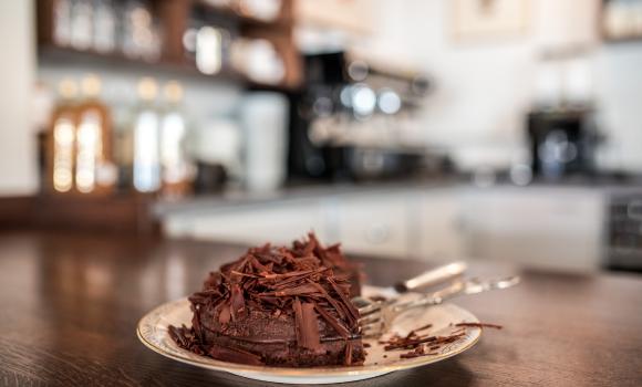 Chocolate cake in the Länggasse Quarter