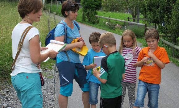 Treasure-hunt trail in Aeschi