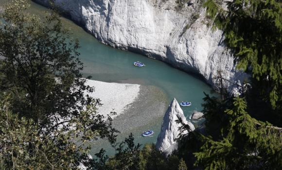 Rafting on the Vorderrhein