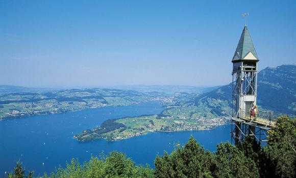 The Hammetschwand Lift at the Bürgenstock Resort