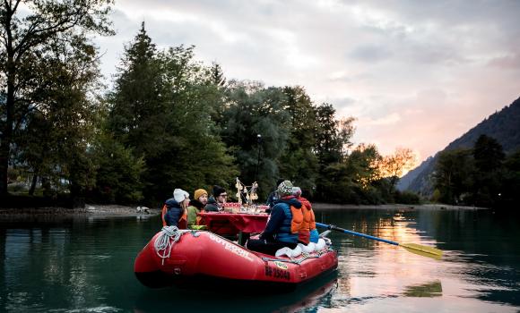 Raclette rafting