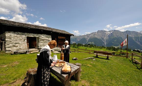 Degustazione di formaggio all’Aletsch Arena