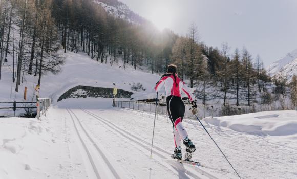 Sci di fondo da sogno nella Valle di Saas