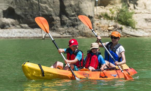 Sport acquatici sul Lago della Gruyère